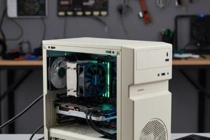 Silverstone FLP02W retro case drops to all-time low — AI-generated illustration