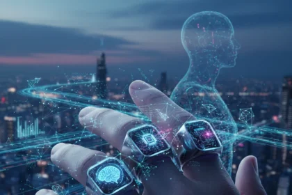 Smart rings will become computers on the body, Ultrahuman CEO claims — AI-generated illustration