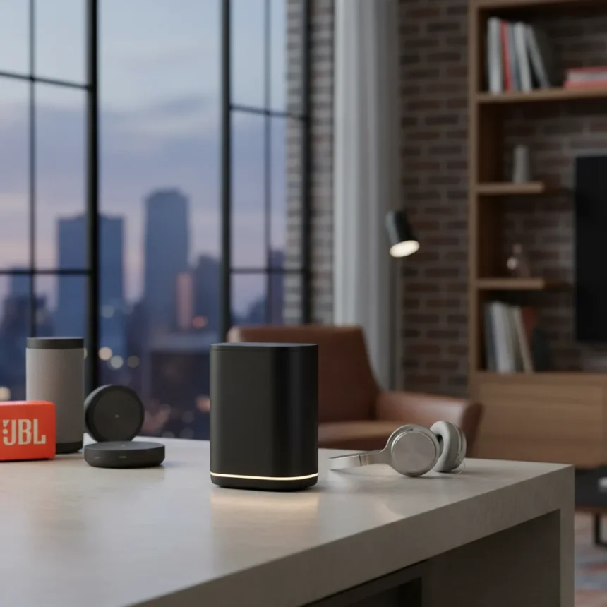 Sonos Play Speaker: Premium Portable Audio That Justifies Its Price — AI-generated illustration