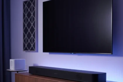 Sony Bravia Theatre Bar 7 Outpaces Sonos Beam 2 on Atmos — AI-generated illustration