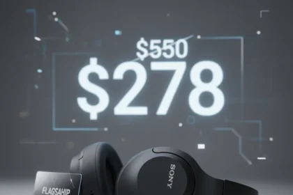 Sony WH-1000XM5 deal cuts flagship price in half — AI-generated illustration