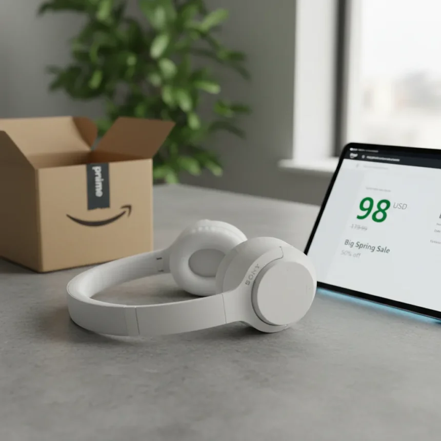 Sony WH-CH720N Noise-Cancelling Headphones Drop to $98 — AI-generated illustration