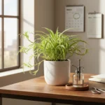 Spider plant care in March: seasonal growth tips — AI-generated illustration