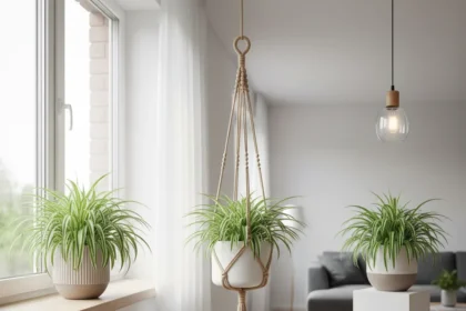 Spider plant placement mistakes killing your growth — AI-generated illustration