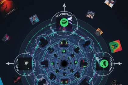 Spotify's AI echo chamber problem is getting worse — AI-generated illustration
