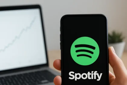 Spotify's 'Big Numbers' Are Real — But Growth Has a Ceiling — AI-generated illustration