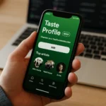 Spotify Taste Profile beta puts algorithm control in your hands — AI-generated illustration