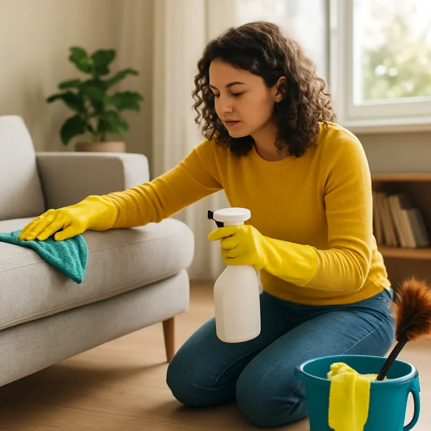 Spring Cleaning: The Science and Strategy Behind It — AI-generated illustration