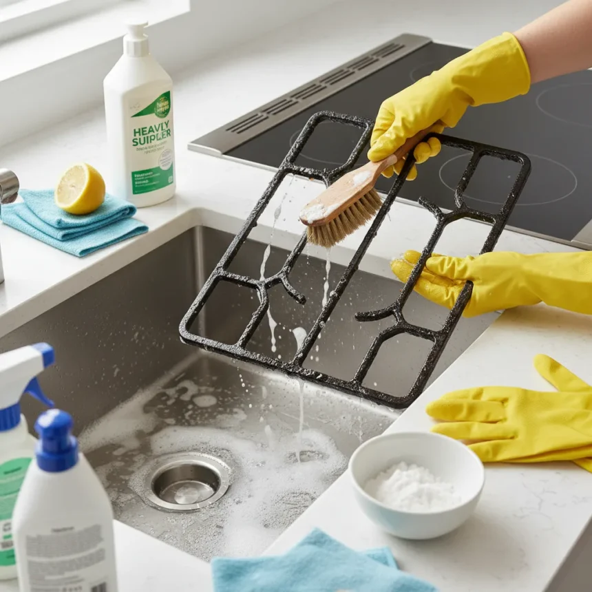 Spring cleaning stove grates: the task you're skipping — AI-generated illustration