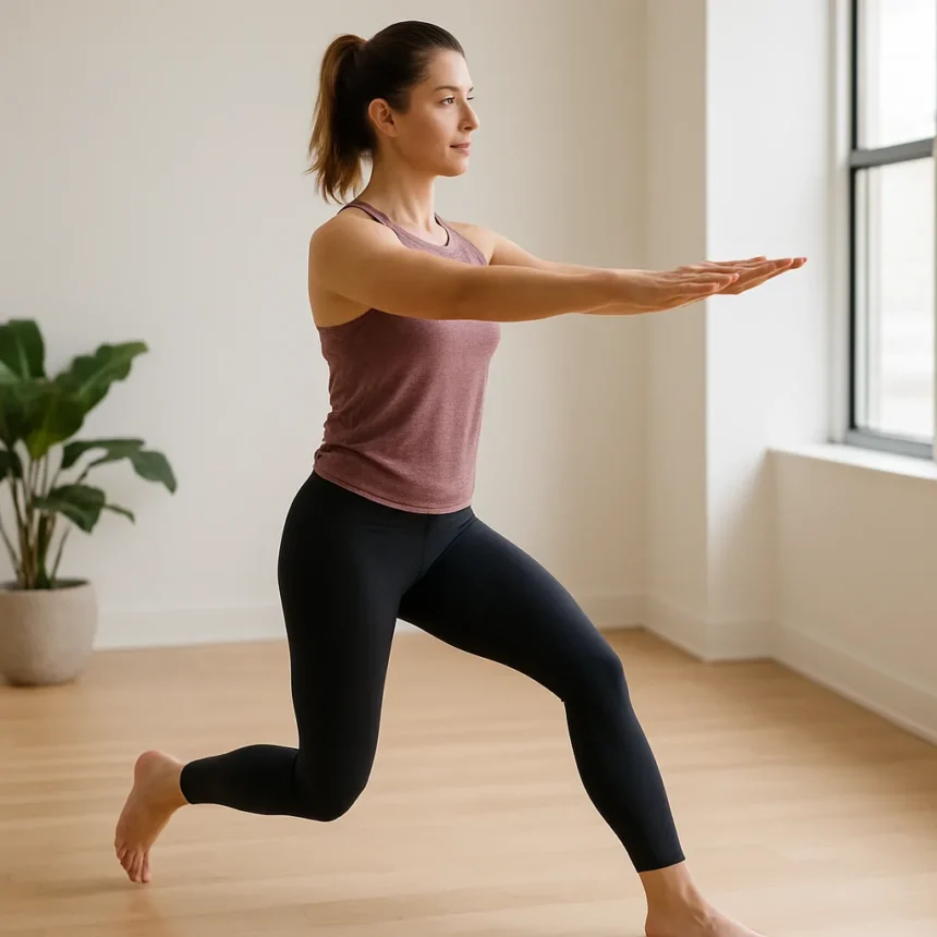 Standing Pilates for Glutes and Core Actually Works in 10 Minutes — AI-generated illustration