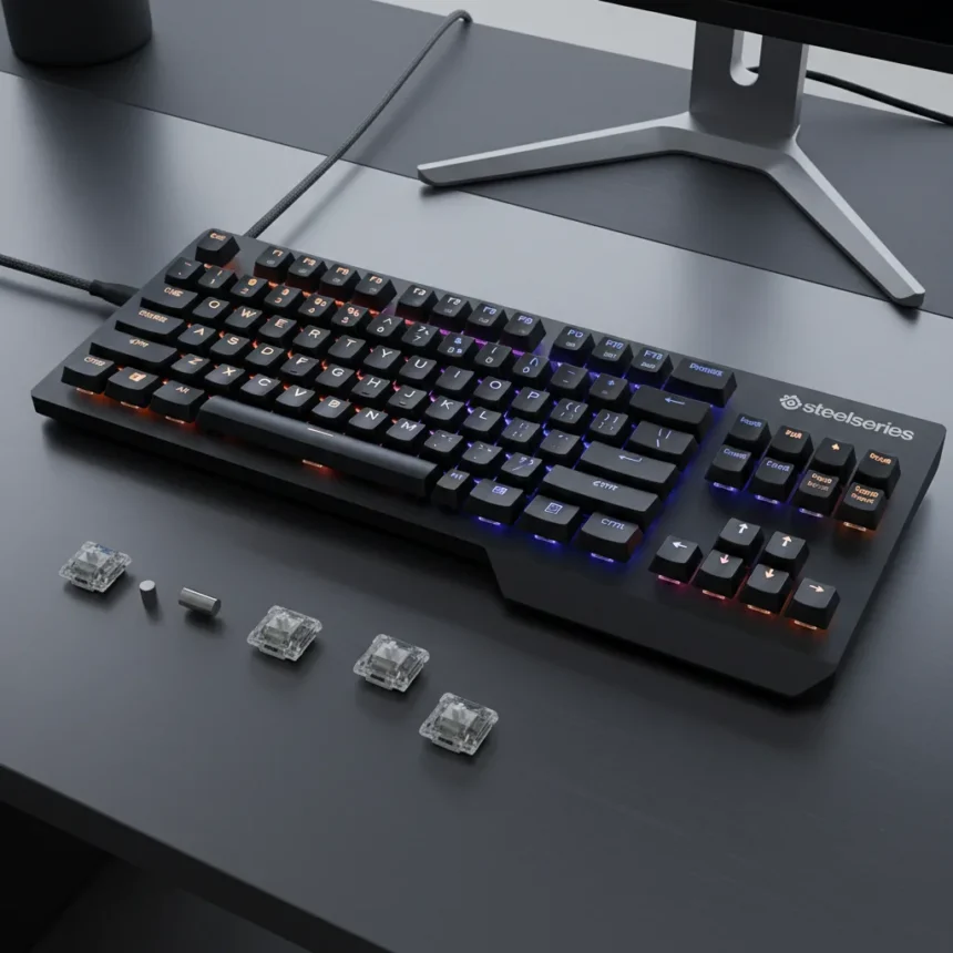 SteelSeries Apex Pro analog keyboard is worth the premium — AI-generated illustration