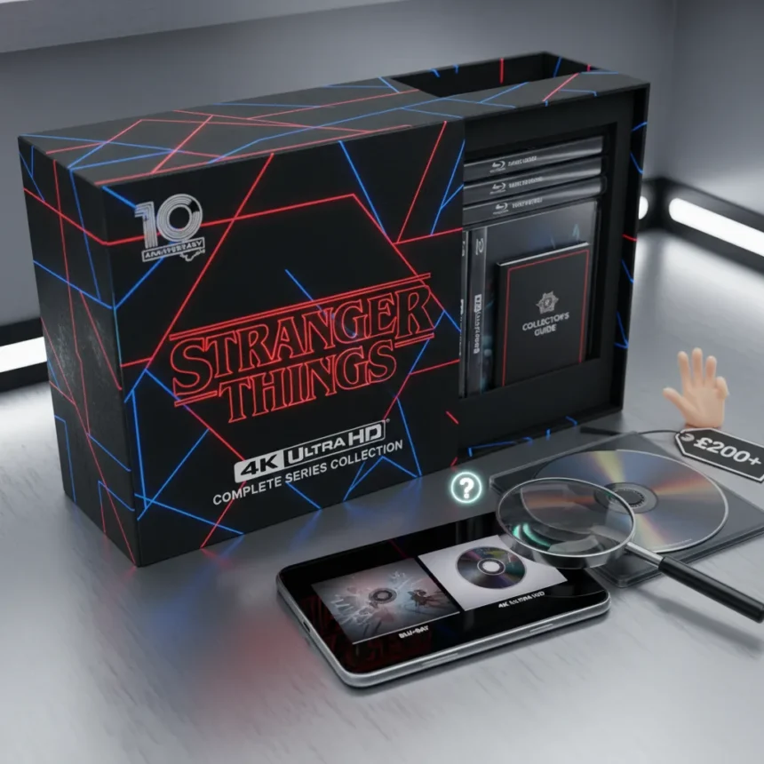 Stranger Things 4K Blu-ray boxset asks fans to pay premium for minimal upgrades — AI-generated illustration