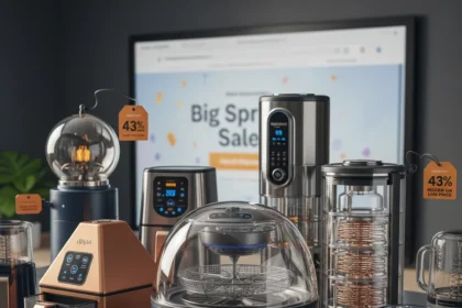 Strangest air fryers hit record lows at Amazon Big Spring Sale — AI-generated illustration