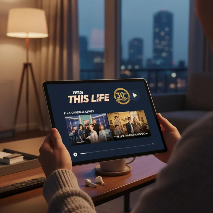 Stream This Life online: BBC iPlayer marks 30th anniversary — AI-generated illustration