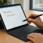 Surface Pro 11 for Business pen and touchscreen finally work — AI-generated illustration