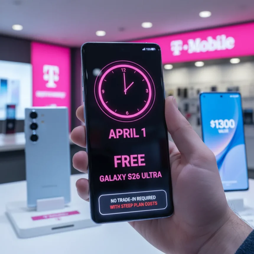 T-Mobile's free Galaxy S26 Ultra deal ends April 1st—here's the catch