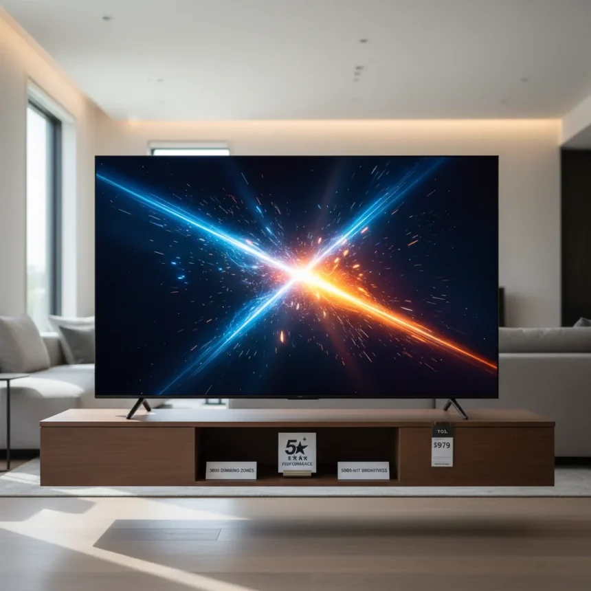 TCL QM8K Mini-LED TV hits $979—flagship dimming at mid-range price