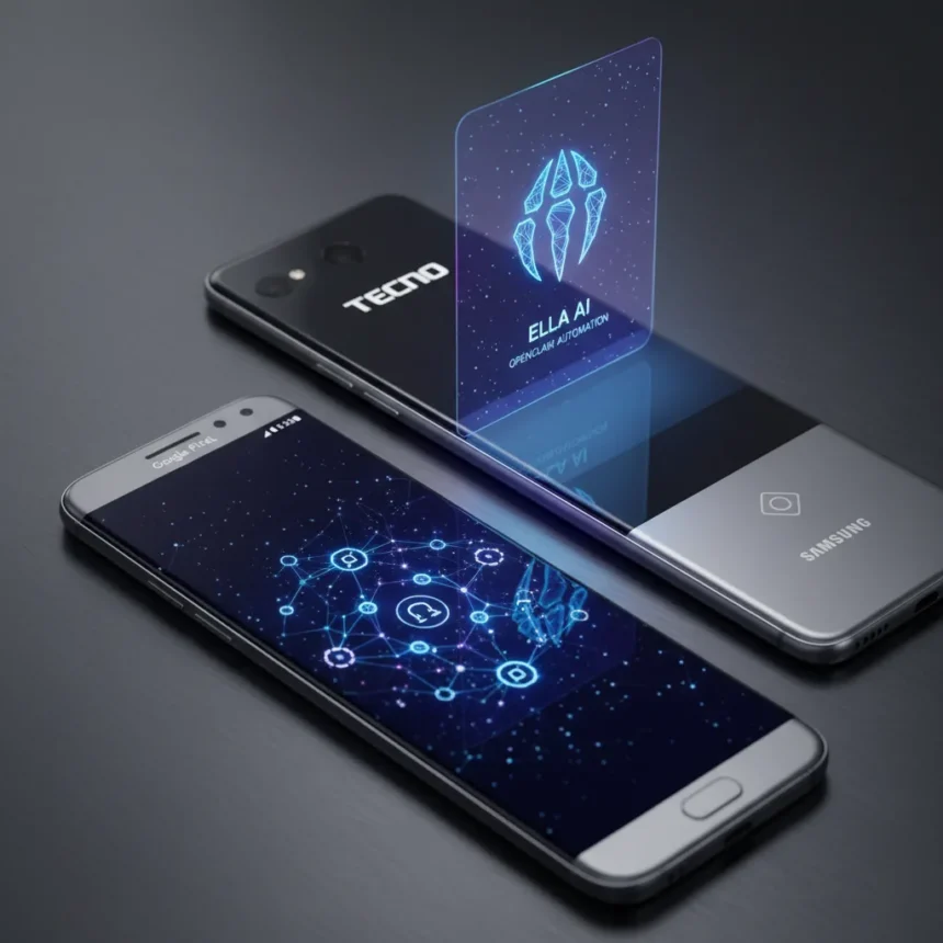 Tecno's Ella AI gets OpenClaw automation to rival Google Pixel