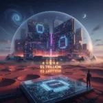 Terafab semiconductor project could cost $5 trillion — AI-generated illustration