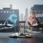 Tesla's Cybercab trademark battle exposes a costly filing mistake — AI-generated illustration