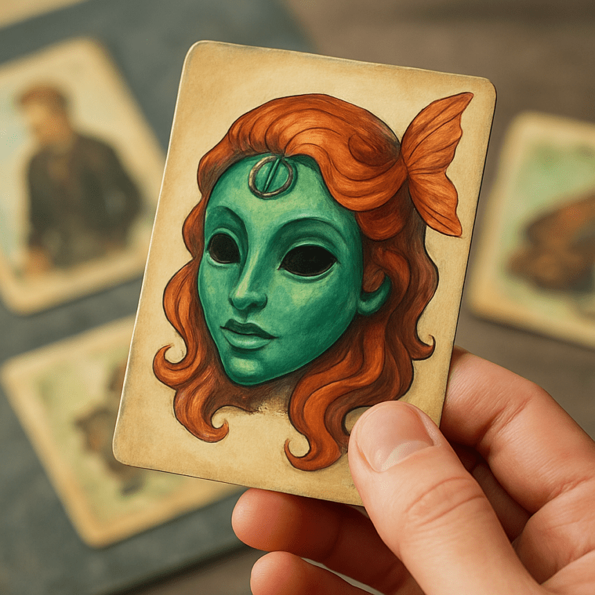 The Mermaid Mask Makes 3D Clues Feel Hand-Painted — AI-generated illustration