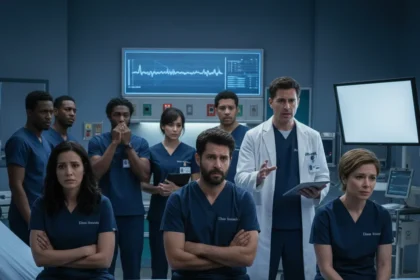 The Pitt season 2 ICE episode left cast on edge — AI-generated illustration