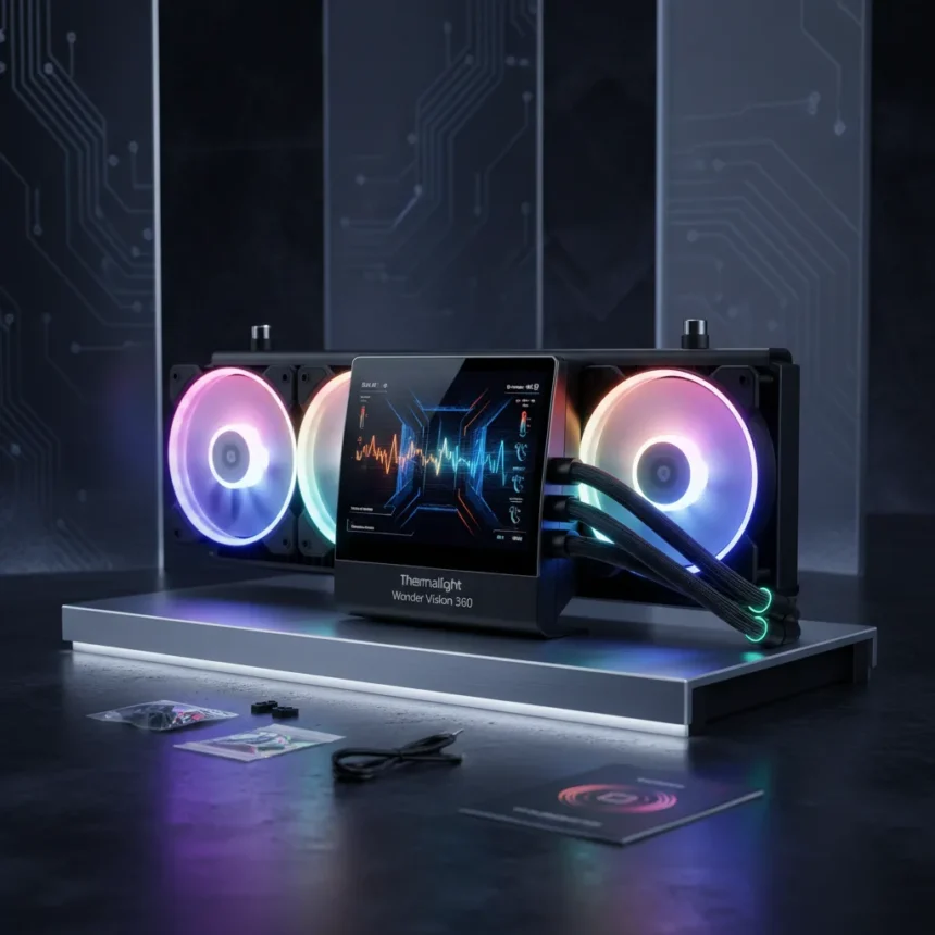 Thermalright Wonder Vision 360 pairs premium cooling with a panoramic screen