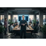 Tim Sweeney defends Epic Games layoffs as strategic, not performance-based — AI-generated illustration