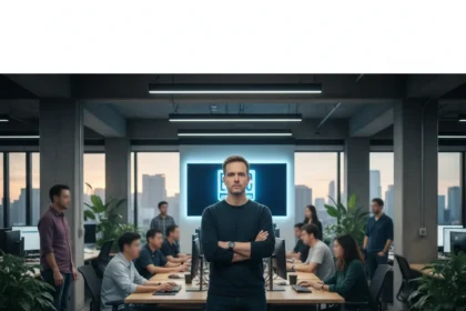 Tim Sweeney defends Epic Games layoffs as strategic, not performance-based — AI-generated illustration