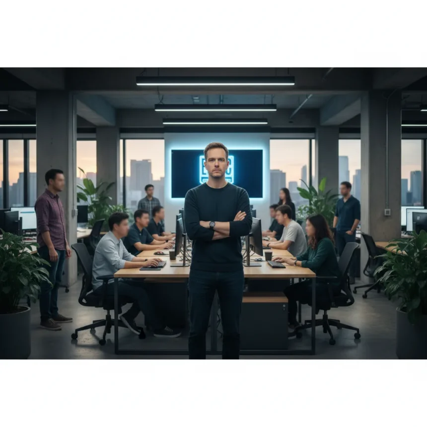 Tim Sweeney defends Epic Games layoffs as strategic, not performance-based — AI-generated illustration