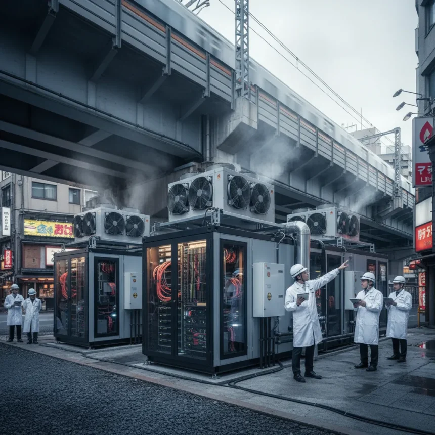 Tokyo Data Centers Under Train Tracks Face Thermal Chaos