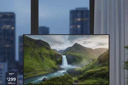 Toshiba 65-inch C350 TV drops to $299 in Amazon Spring Sale — AI-generated illustration