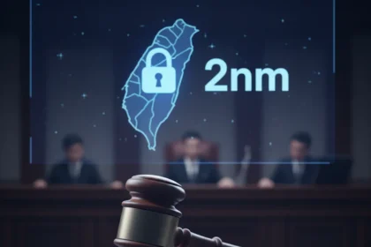 TSMC espionage case heads to verdict in Taiwan's landmark tech security trial — AI-generated illustration