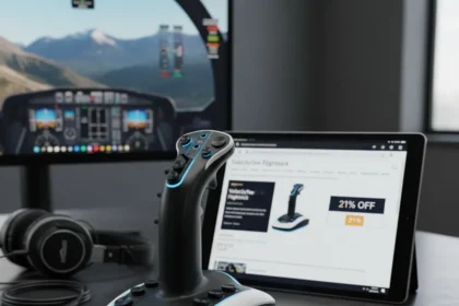 Turtle Beach VelocityOne Flightstick drops 21% on Amazon — AI-generated illustration