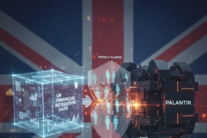 UK Financial Regulation Data Handed to Palantir Amid Privacy Alarms — AI-generated illustration