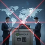 US sanctions on AI chips face major enforcement test — AI-generated illustration