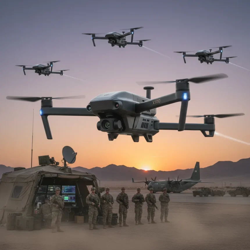 US Army's $52M Skydio Order Signals End of DJI Dominance — AI-generated illustration