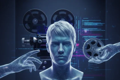 AI recreation of Val Kilmer sparks ethics debate in Hollywood — AI-generated illustration