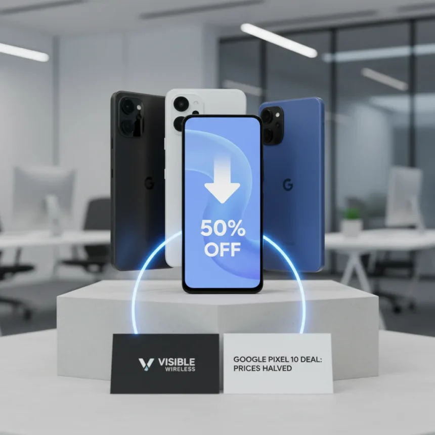 Visible Wireless Google Pixel 10 deal: 50% off is real