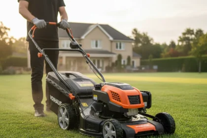 Vonhaus 171cc Petrol Lawn Mower: Best Value for Larger Lawns — AI-generated illustration