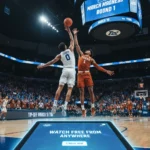 Watch BYU vs Texas March Madness Round 1 for Free — AI-generated illustration
