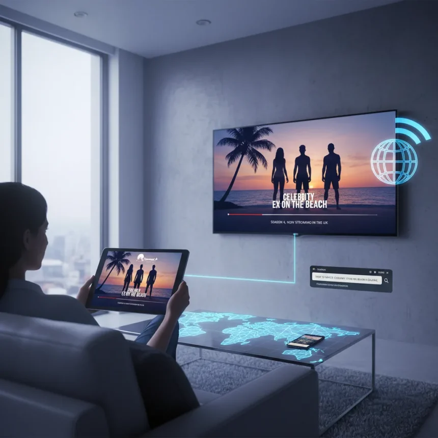 How to watch Celebrity Ex on the Beach season 4 online — AI-generated illustration