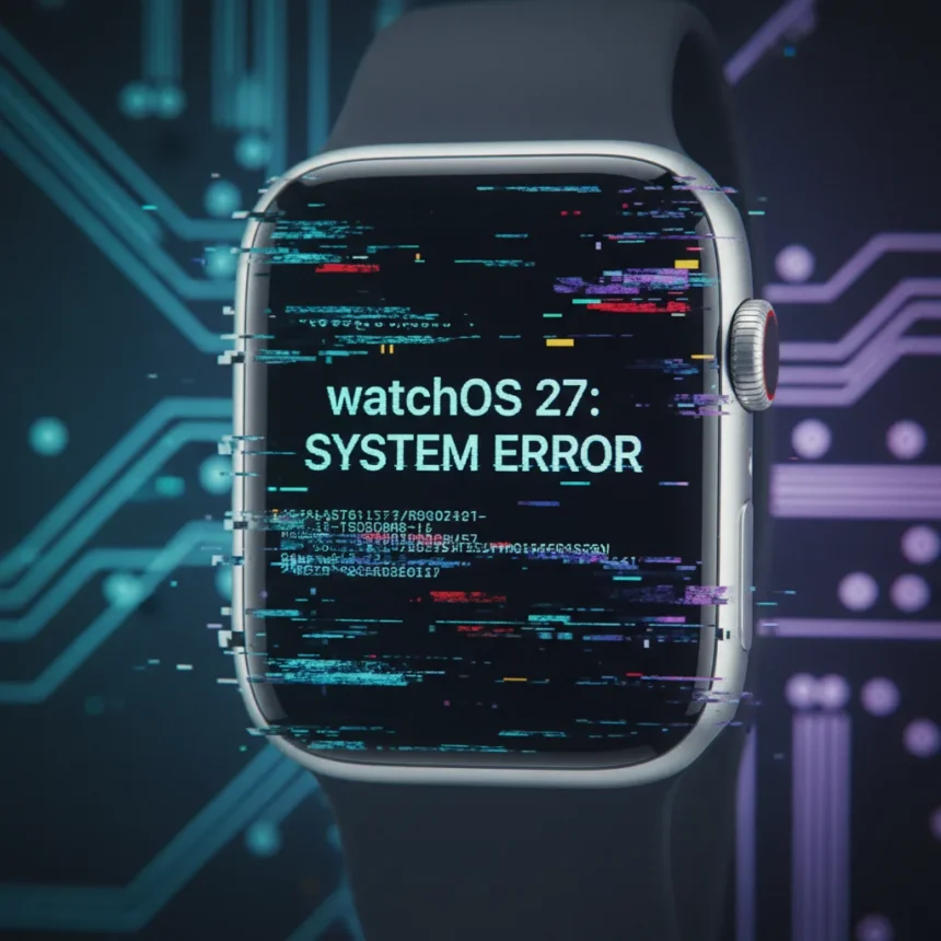 watchOS 27 needs fixes, not flashy features — AI-generated illustration