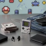 WESN Retro Collection Game Boy Knife Blurs Gaming Nostalgia and EDC — AI-generated illustration