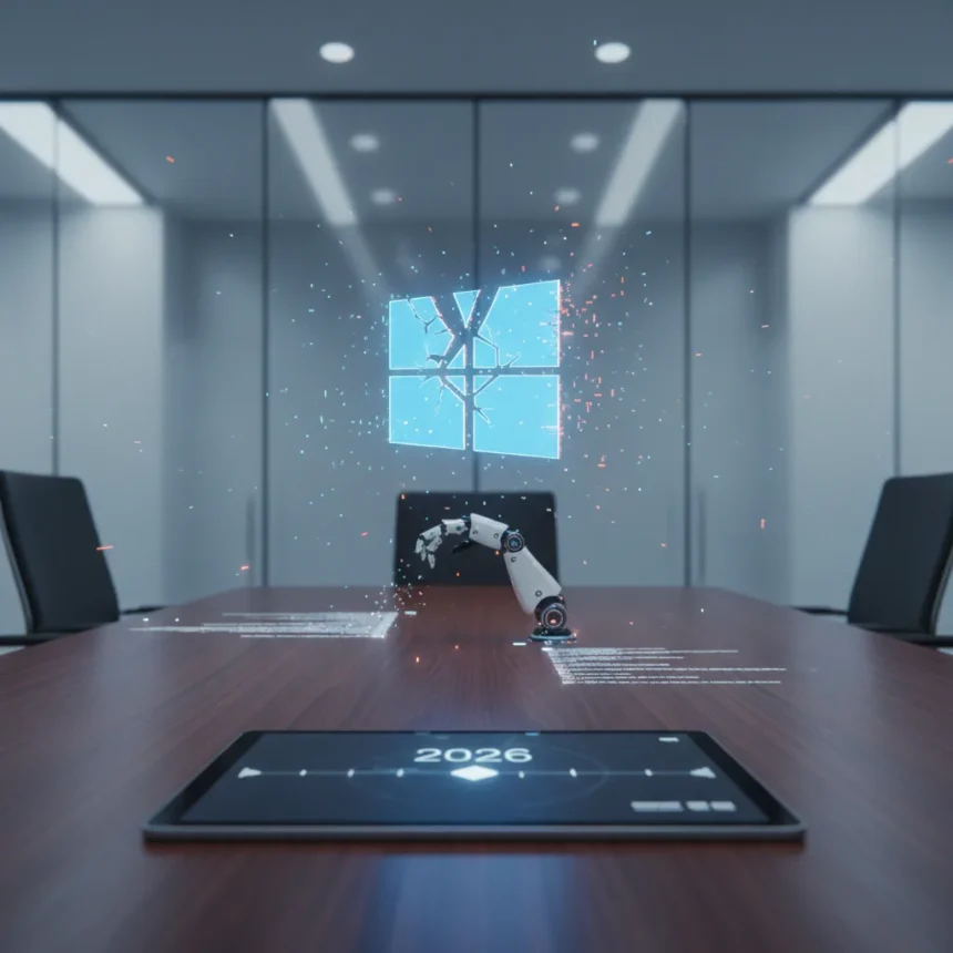 Windows 11 reset: Microsoft admits reliability crisis, scales back Copilot — AI-generated illustration