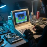 Windows 98 on a 2000 Internet Appliance: Retro Hacking at Its Peak — AI-generated illustration