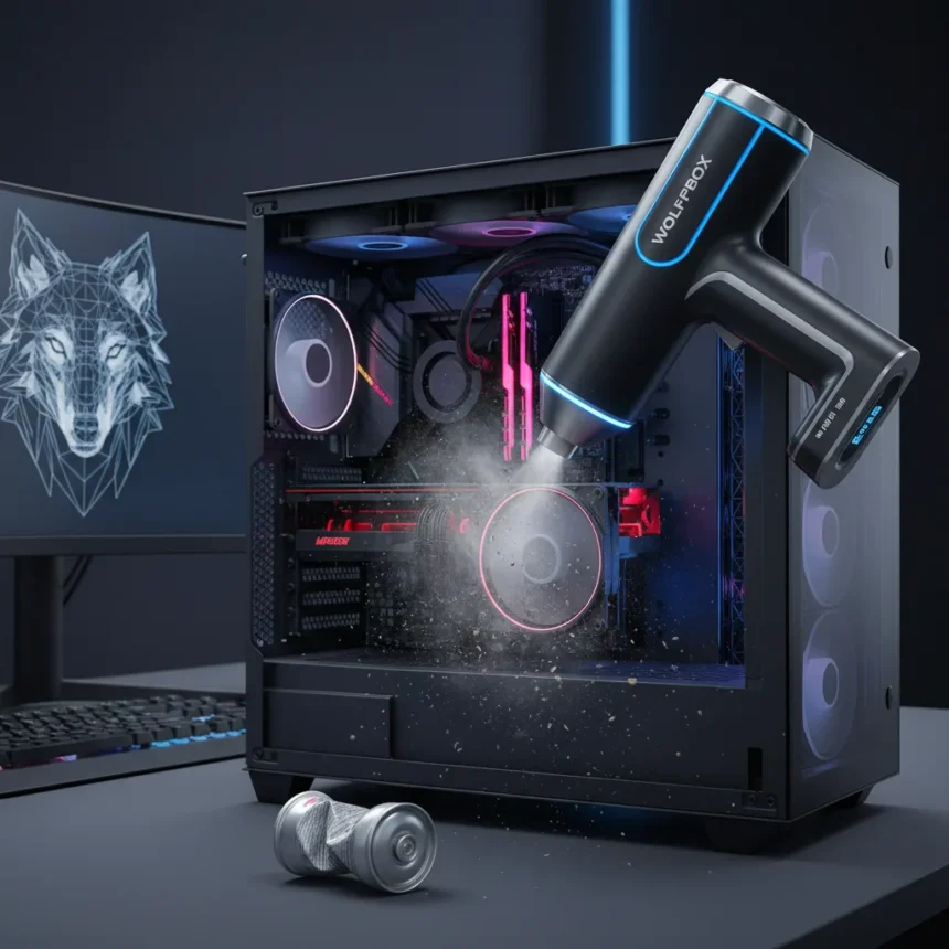Wolfbox MF50 Electric Air Duster Cleans Gaming PCs Better Than Canned Air