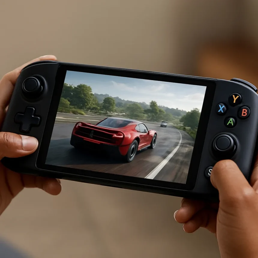 Xbox Ally X Automatic Super Resolution Could Change Handheld Gaming — AI-generated illustration