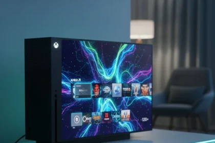 Xbox Series X Dashboard Overhaul Extends Console's Competitive Edge — AI-generated illustration