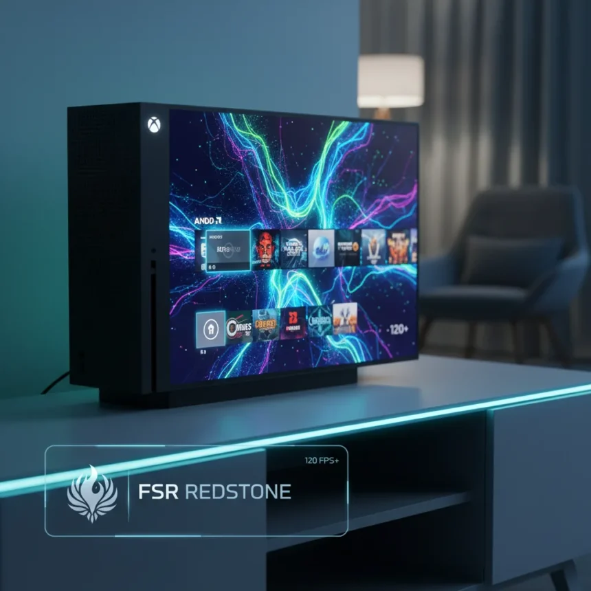 Xbox Series X Dashboard Overhaul Extends Console's Competitive Edge — AI-generated illustration